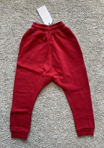 Happiness Los Angeles Rimini Kids Clothing Cherry Drop Crotch Jogger Sweats 6y - Picture 4 of 9