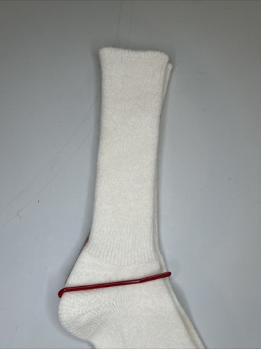 Vintage 1980's NOS Levi's Socks 9-11 LS 117 Acrylic Nylon Blend Ivory Crew 90s - Picture 5 of 9