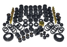 Prothane For 97-06 Jeep Wrangler Tj Total Complete Suspension Bushing Black