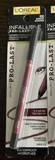 LOREAL INFALLIBLE PRO-LAST WATERPROOF PENCIL EYELINER 830 Burgundy NEW SEALED