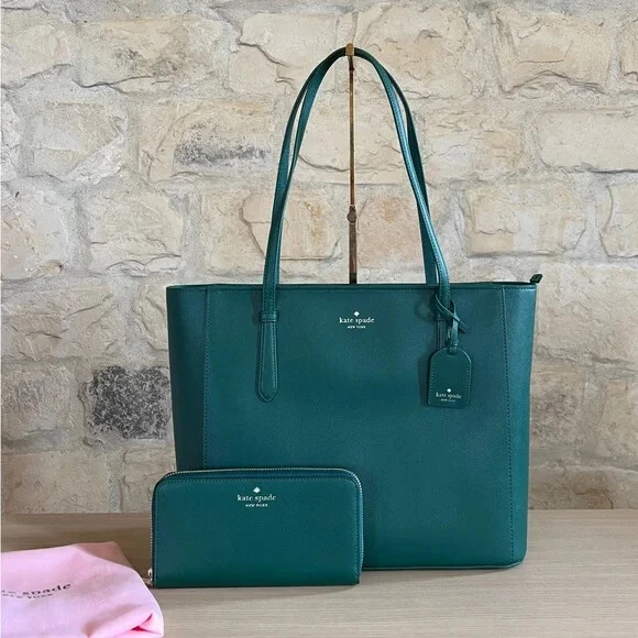 Kate Spade Schuyler Medium Tote (deep Jade)