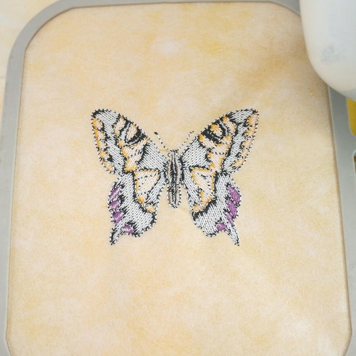 Neu Brühe Faden Abreißen Maschine Stickerei Stabilisator Rückseite 8"X8" - 100 vorgeschnitten - Bild 5 von 11