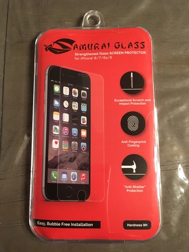 High Quality Premium Tempered Glass Screen Protector for iPhone 6/6s/7/8 - Picture 1 of 4