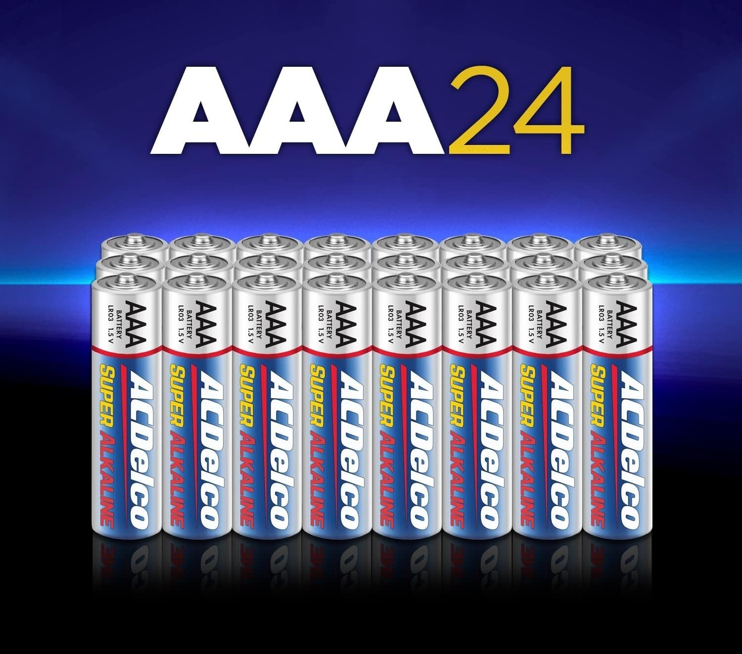 ACDelco AC816 AA and AAA Alkaline Batteries 24 Count eBay