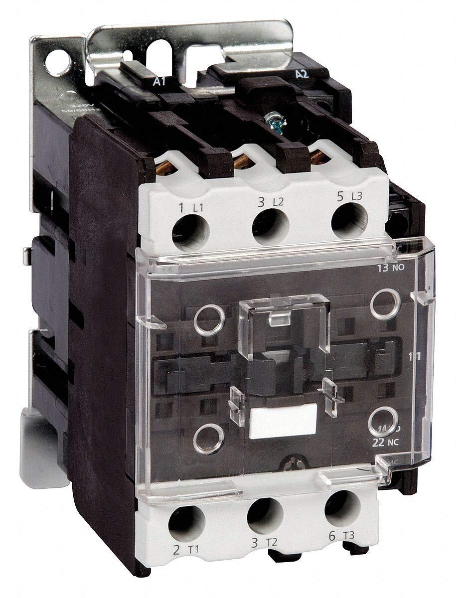 Dayton 3-Pole 80A 120VAC Non-Reversing IEC Magnetic Contactor