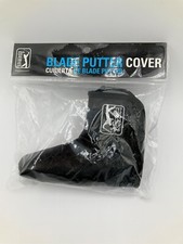 NEW  Sealed PGA Tour Blade Putter Padded Headcover Black MSRP 46