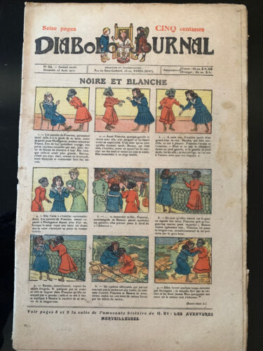 B.D. Diabolo Journal n°40 du 6/10/1912; Les 23 jours de M.Prunardon par Omry - Picture 1 of 1