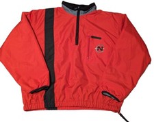 Vintage Nautica Competition Red Windbreaker Jacket Mens Size Large