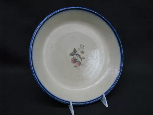 Vintage Monroe Salt Works MSW Strawberry Center 10 1/2" Pie Plate; Mint