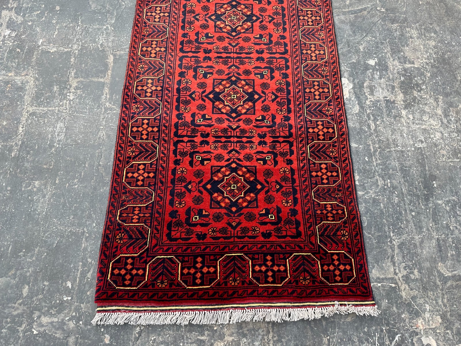 Khal Mohammadi Afghan Turkmen runner rug Hallway rug Hand knotted