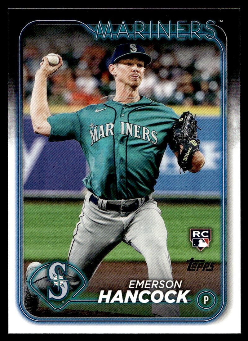 2024 Topps Series 1 Emerson Hancock Rookie A46 Seattle Mariners #39