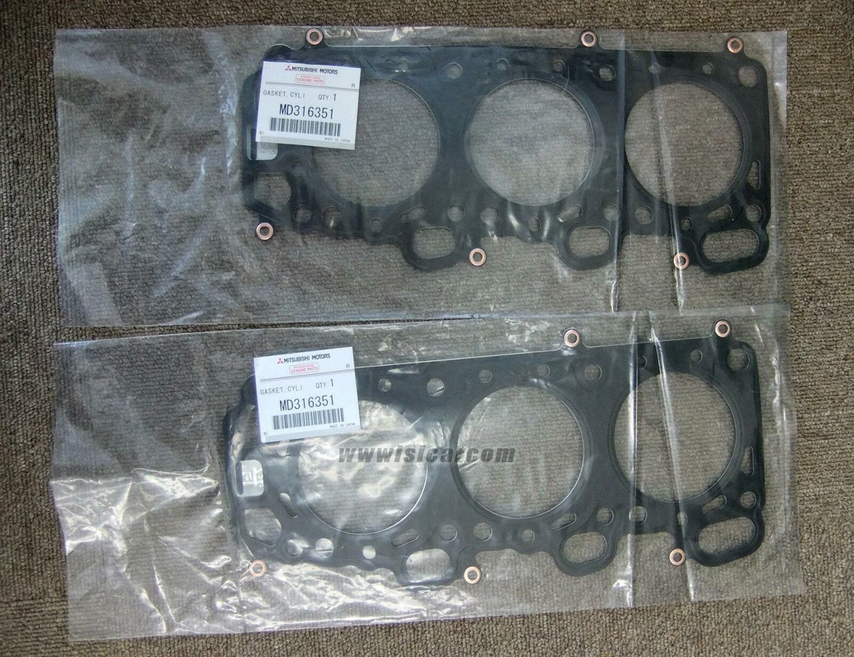 MITSUBISHI LANCER MIRAGE CK6A HEAD GASKET SET X2pcs MD316351 V6 