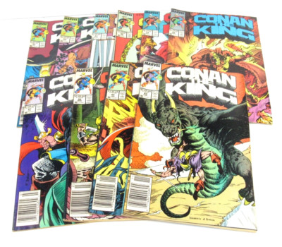 Conan the King Comics Lot Of 10 Issues #43-53 (Missing #46) VG (4.0) By Crom!