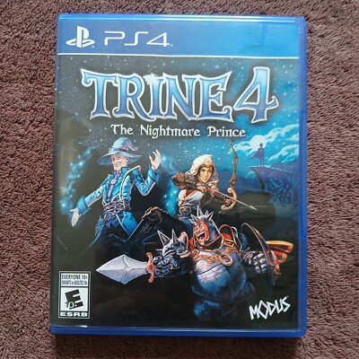 Trine 4 The Nightmare Prince  (Sony PlayStation 4, 2019) PS4 -No Manual 