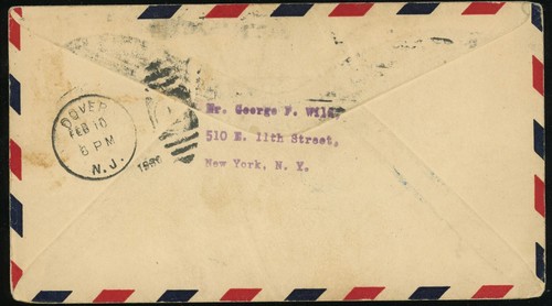 American Legion New York Aviation Show 5c Postage #C11 Airmail Cover 1930 USA - Picture 3 of 3