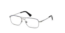 Diesel DL5353 092 Blue Metal Aviator Optical Eyeglasses Frame 56-15-145 5353