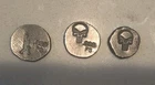 Hand-Poured 1g .999 Silver Rounds Sasquatch & Skull Stamped Designs 3 Piece 2.93