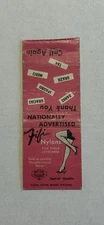 Fifi Chachnil Nylons Vintage Matchbook Cover 429