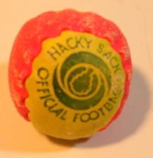 Vintage Original Hacky Sack Official Footbag 80s Hand Made 2-Panel SU7