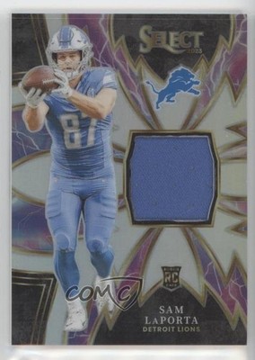 2023 Panini Select Sparks Silver Prizm 22/99 Sam LaPorta #SP-SLA Rookie RC 1p4b
