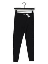 Fat Face Women's Leggings UK 10 Black Lyocell Modal