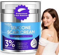 Silicone Scar Cream for Surgical Scars, 3 Dimethicone Complex Silicone