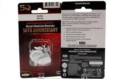 WZK90734 - D&D Nolzur's Marvelous - Unpainted 50th Anniversary - Elves