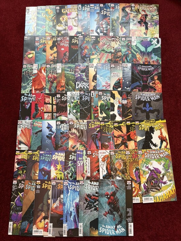 Amazing Spider-Man 1-60 (2022) Complete Comic Lot Dark Web X-Men Gold Goblin