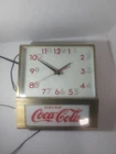 Vintage Price Bros 1960s? Coca Cola Clock, 12.5"×11", Working