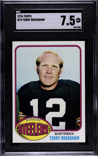 1976 Topps Terry Bradshaw #75 card