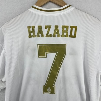 REAL MADRID Jersey Shirt Mens 2XL Eden Hazard 7 FIFA 2018 ADIDAS