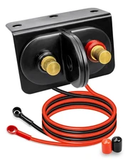 Remote Battery Terminals Jump Post Relocation Kit with Cables Mounting Bracket