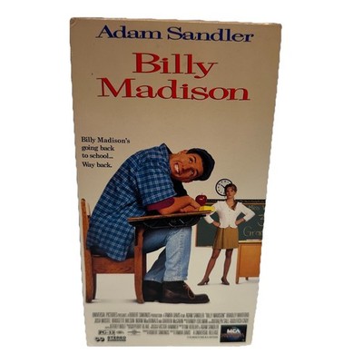 Billy Madison (1995) VHS Comedy Adam Sandler