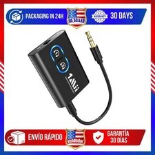 1Mii Bluetooth 5.0 Transmitter & Receiver 2-In-1 Adapter For TV PC Airplane Car