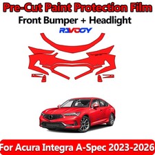 8.5mil Precut Front Bumper Ppf Kit Film For Acura Integra A-spec 2023-2026 8.5mil Precut Front Bumper Ppf Kit Film For Acura Integra A-spec 2023-2026