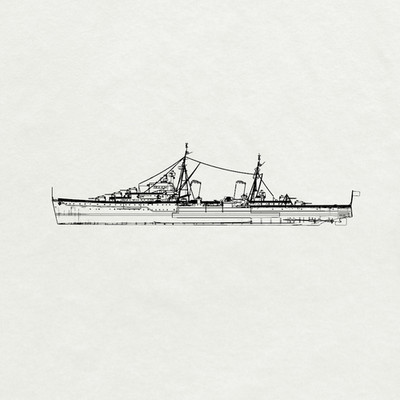 MRY-SFW SSC225 1/2000/2400 Royal Navy Dido-class Dido 4th ship Light Cruiser