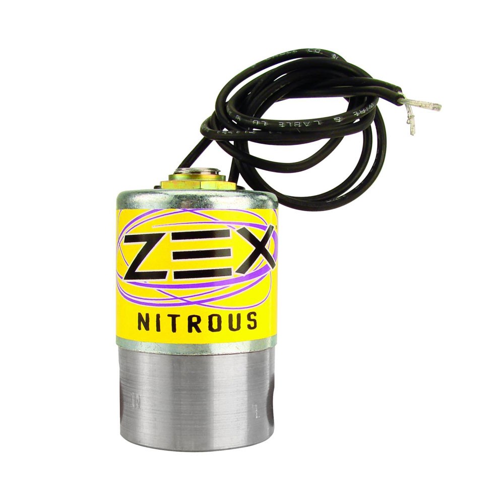ZEX Nitrous Oxide Solenoid NS6521, Hi-Flow Purge w/ 1/8 in