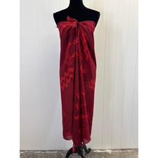 Unbranded Hawaiian Tropical Sarong Wrap Dress Size S Resort Beach Vacation Tiki