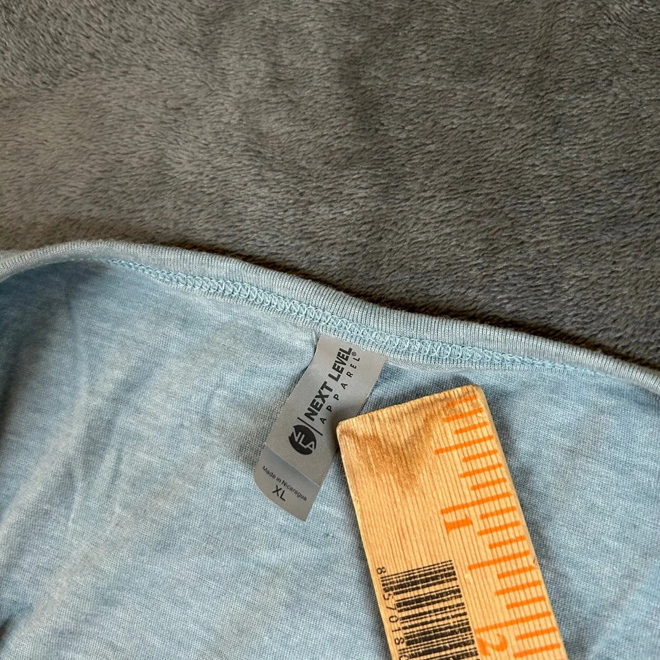 Next Level Apparel Blue Sleeveless Tank Top Cropped Casual Womens Extra Large - Image 2 of 4