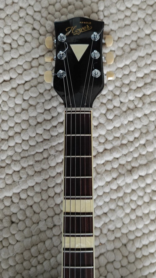 Arnold Hoyer Archtop Top Zustand mit Framus 3 Pickups Schlagbrett Rarität - Bild 3 von 4