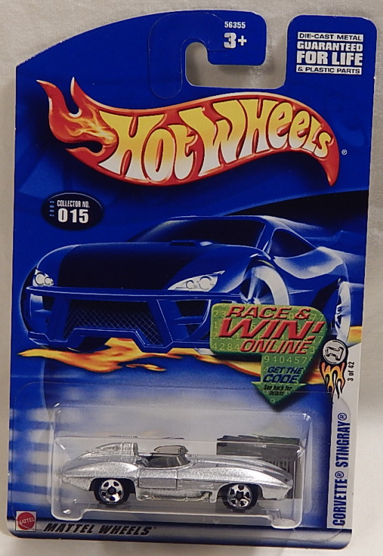 Corvette Stingray XP-87 Racer Open Cockpit Hot Wheels 2003-015 First Editions