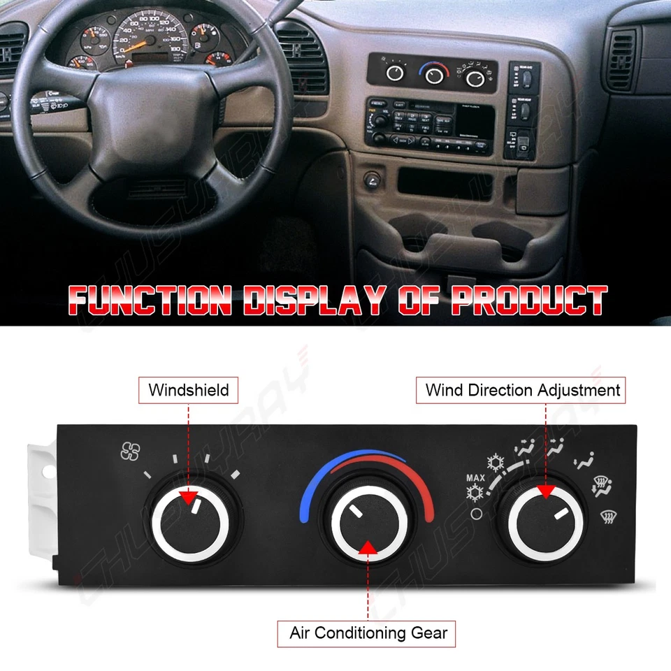 Nuevo módulo de control de clima de aire acondicionado 599-217 para Chevrolet Astro 1996-2005 Foto 3 de 4