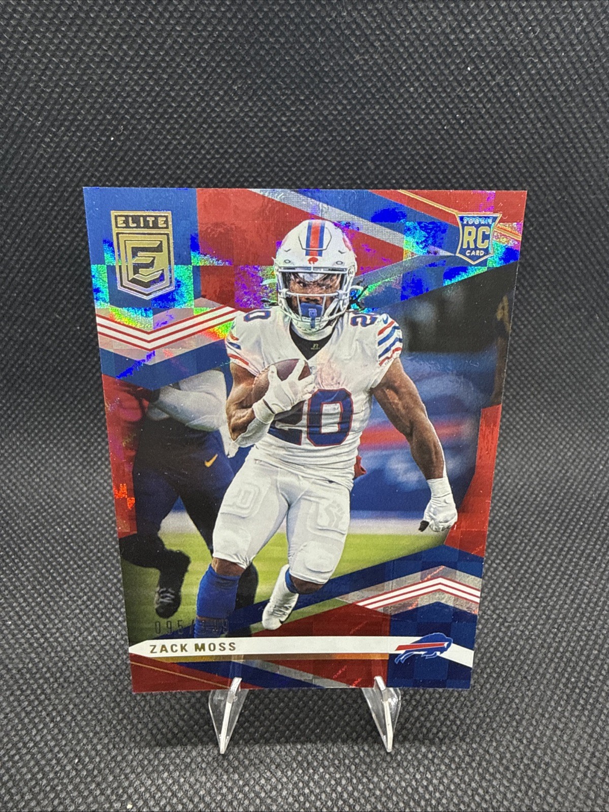 Zack Moss Panini Chronicles Elite Update #230 Red
