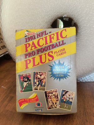 #ad 1992 Pacific pro football plus series 1 $30.00