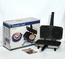 Vintage Vitantonio Pizzelle Chef No.300-NS Italian Cookie Maker W/Box EUC Tested