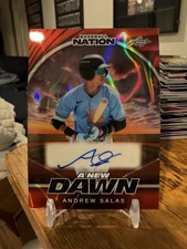 2025 Baseball Nation Andrew Salas #/2 Top International Prospect RC Auto