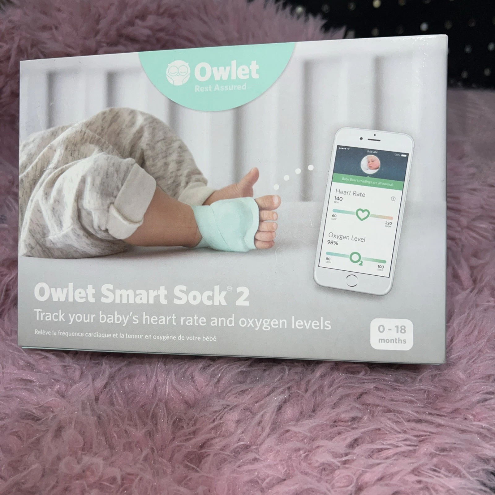 Owlet Smart Sock 2 Baby Monitor New Open Box
Opens in a new window or tab