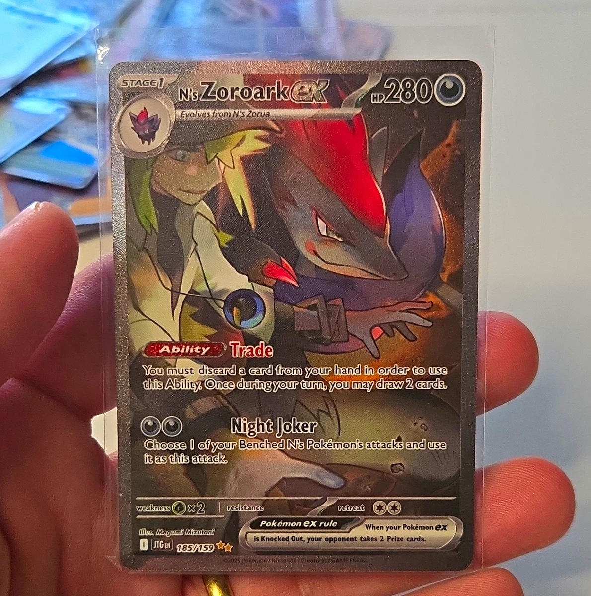 25+ N's Zoroark Ex 185/159 Sv09: Journey Together for sale
