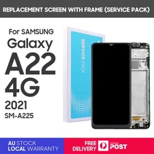 LCD Digitizer Screen + Frame Service Pack for Galaxy A22 4G 2021 A225