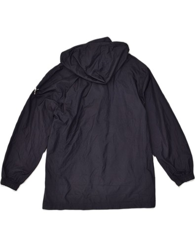 PUMA Womens Hooded Rain Jacket Size 32/34 Small Navy Blue Nylon JI05 - Picture 2 of 2